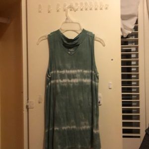 Tie die sleeveless top